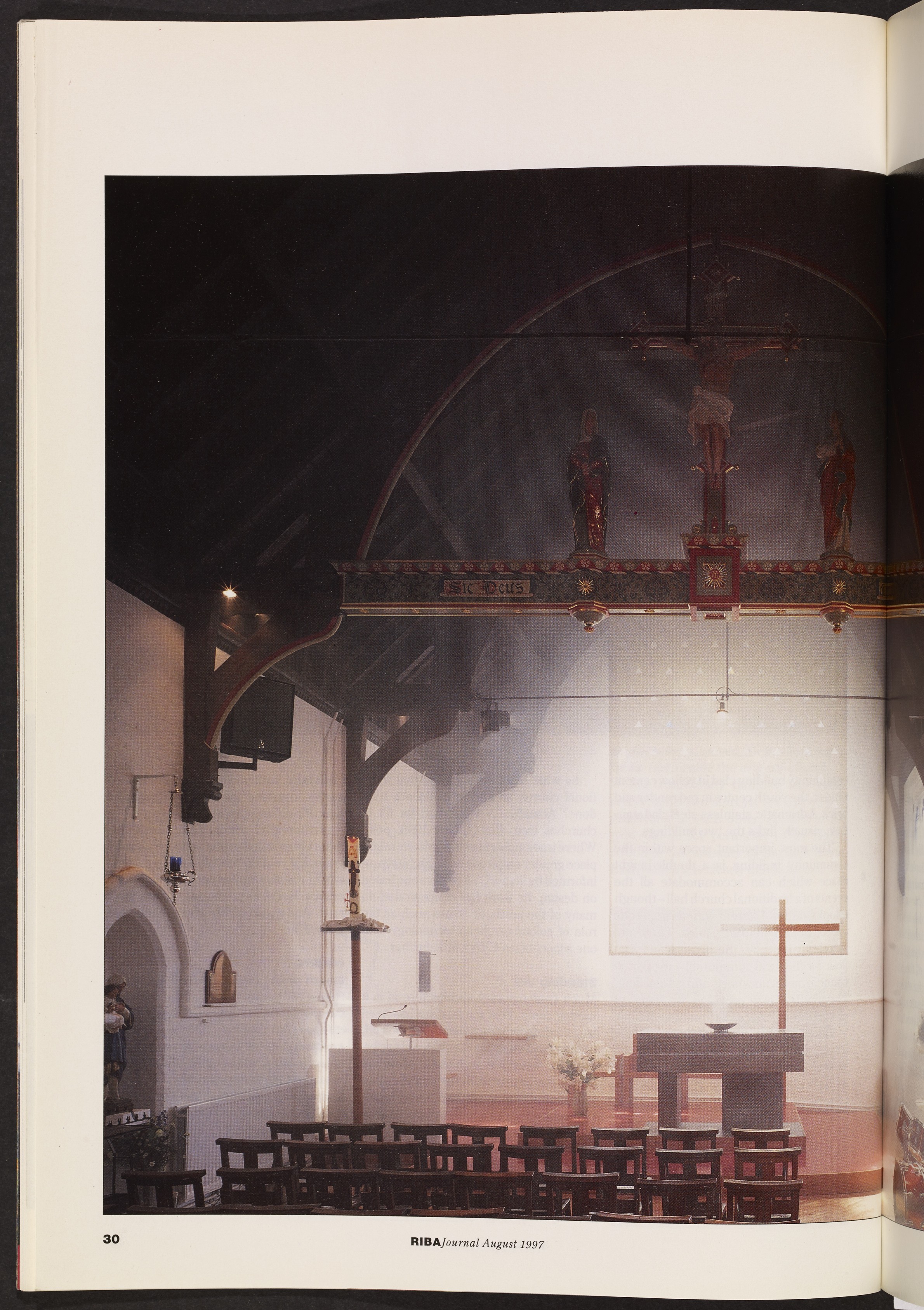 St Martin’s Church by Cottrell and Vermeulen Architects was featured in the RIBA Journal in 1997