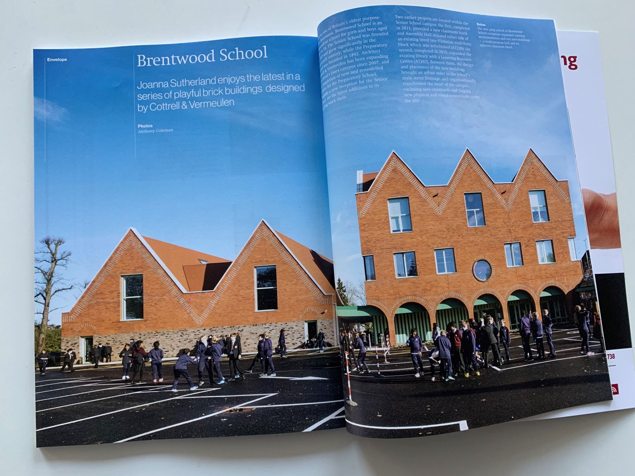 Brentwood School Featured in Architecture Today